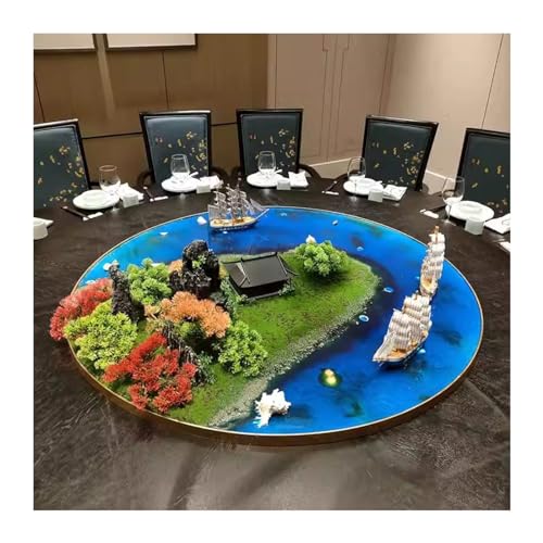 Tischdekoration Hotel Grand Round Table Turntable Simulation Landschaft Esstisch Dekoration Micro Landschaft Runder Tisch Blumenkunst Center Dekoration Runder Tisch mit künstlicher Landschaft Tischdekoration Hotel Grand Round Table Turntable Simulation Landschaft Esstisch Dekoration Micro Landschaft Runder Tisch Blumenkunst Center Dekoration Runder Tisch mit künstlicher Landschaft von LICONG-2020