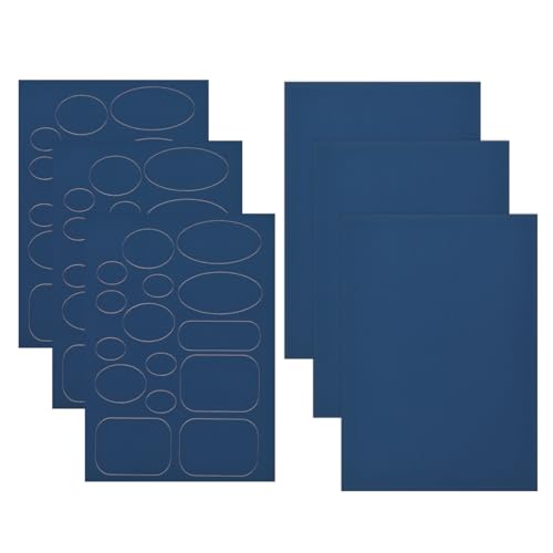 LICQIC 6 Blatt Nylon Reparatur Flicken, Selbstklebendes Kleidung Patch, Wasserdichtes Leichtes Stoff Kleidung Patch für Daunenjacke Zelt LICQIC 6 Blatt Nylon Reparatur Flicken, Selbstklebendes Kleidung Patch, Wasserdichtes Leichtes Stoff Kleidung Patch für Daunenjacke Zelt von LICQIC