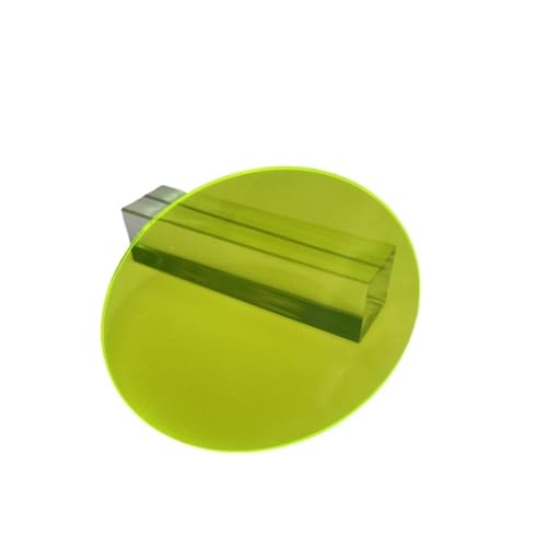 Runde, durchsichtige Bretter, 100/200/300 x 3 mm Acrylplatten, Kunststoffglasplatten for DIY-Zeichenbretter, 5 Stück(Fluorescence Green,200mm) von LIFABOLA