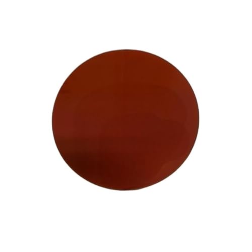 Runde, durchsichtige Bretter, 100/200/300 x 3 mm Acrylplatten, Kunststoffglasplatten for DIY-Zeichenbretter, 5 Stück(Red Tea,100mm) von LIFABOLA