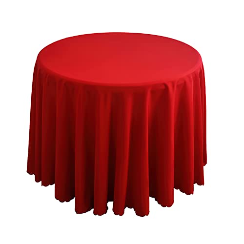 Tischdecke Rund Outdoor Tischdecke Satin,Rund Tischdecken Polyester Einfarbiges Küche Esszimmer Tischdecke für Weihnachten, Hochzeit, Hotel, Bankett,Garten,Rot,160cm Round Tischdecke Rund Outdoor Tischdecke Satin,Rund Tischdecken Polyester Einfarbiges Küche Esszimmer Tischdecke für Weihnachten, Hochzeit, Hotel, Bankett,Garten,Rot,160cm Round von LIFEDX
