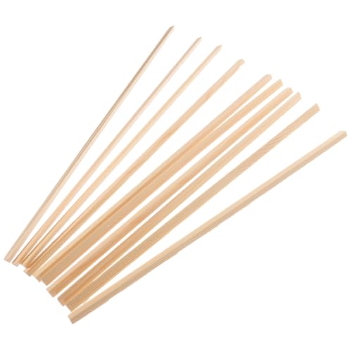 LIFKICH 10 Stck. Teiliges Dreieckige Holzleisten Isosceles Holzleisten für Fensterrandverkleidung DIY Fensterdekoration Glatte Oberfläche Langlebig Naturfarbene für Fensterrahmen von LIFKICH
