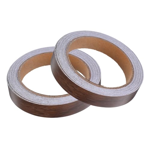 LIFKICH 2 Rollen Selbstklebendes Holz Kantenband Holzmaserung Klebeband für Möbelkante Feuchtigkeitsbeständig Stark Haftend Passend für Schränke und Regale Diy Wohnkultur Schutzstreifen von LIFKICH