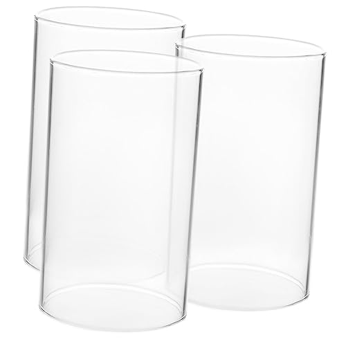 LIFKICH 3Stücke Teiliges Kerzenhalterhülle Glaszylinder Transparent für Dekorative Tischgestaltung und Romantische Anlässe Langlebig für DIY Projekte LIFKICH 3Stücke Teiliges Kerzenhalterhülle Glaszylinder Transparent für Dekorative Tischgestaltung und Romantische Anlässe Langlebig für DIY Projekte von LIFKICH