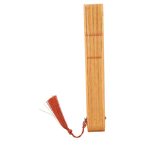 LIFKICH Chinesischer Fächer Handfächer Leicht mit Quaste für Tanz Party Bühne Dekoration Traditioneller Handfächer aus Stabilem von LIFKICH