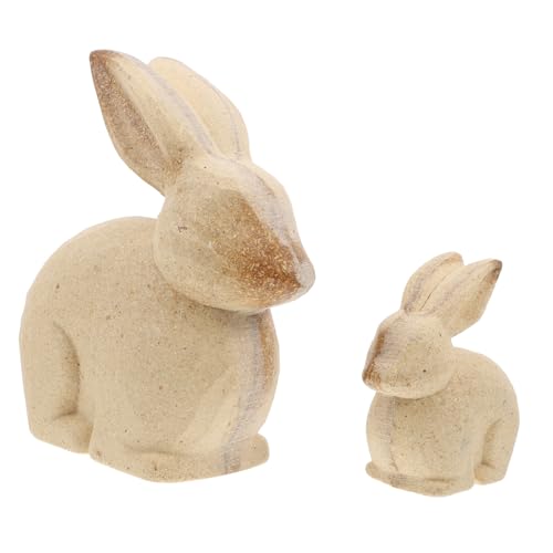 LIFKICH Rustikale Geschnitzte Hasenfigur Aus Holz Tierornament Hasengarten Tischdekoration Hasenhaus LIFKICH Rustikale Geschnitzte Hasenfigur Aus Holz Tierornament Hasengarten Tischdekoration Hasenhaus von LIFKICH