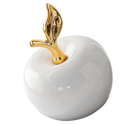 LIFKICH Kleines Apfelornament Realistisches Für Fotografie Tischdekoration Und Festliche Anlässe Charmante Apfel Deko Mit Goldenen Blättern LIFKICH Kleines Apfelornament Realistisches Für Fotografie Tischdekoration Und Festliche Anlässe Charmante Apfel Deko Mit Goldenen Blättern von LIFKICH