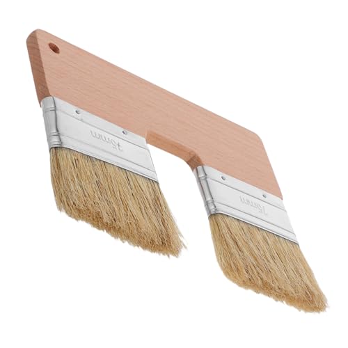LIFKICH Pinsel Mit Schweineborsten: Flacher, Doppelköpfiger Malpinsel, Ideal Für - Und Wandmalereien, Ideal Für Acryl- Und Ölfarbenanwendungen LIFKICH Pinsel Mit Schweineborsten: Flacher, Doppelköpfiger Malpinsel, Ideal Für - Und Wandmalereien, Ideal Für Acryl- Und Ölfarbenanwendungen von LIFKICH