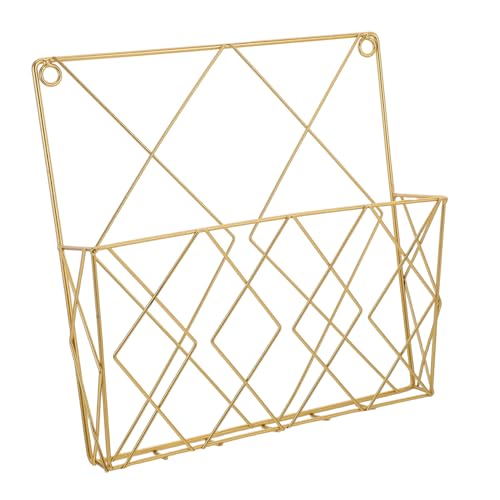 LIFKICH Vintage Wandmagazinhalter aus Robustem Hängender Zeitschriften und Zeitungsständer Multifunktionales Aufbewahrungsregal für Bücher für Büro und Wohnzimmer LIFKICH Vintage Wandmagazinhalter aus Robustem Hängender Zeitschriften und Zeitungsständer Multifunktionales Aufbewahrungsregal für Bücher für Büro und Wohnzimmer von LIFKICH