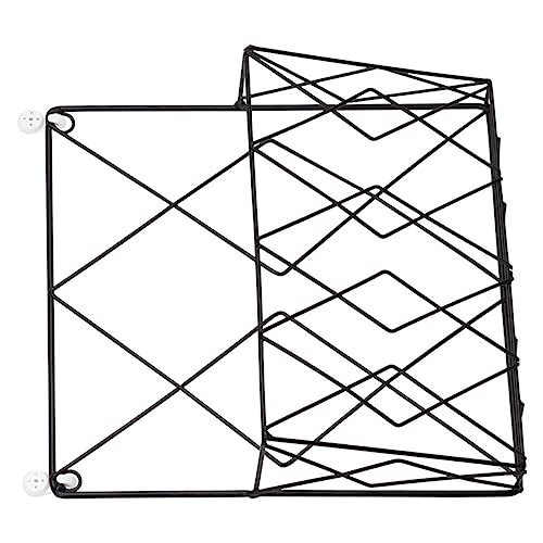 LIFKICH Wandmontierter Bücher und Magazinhalter aus Eleganter Organizer für Wohnzimmer Büro und Dekoration Schwarzer Zeitschriftenständer für Stilvolle Präsentation LIFKICH Wandmontierter Bücher und Magazinhalter aus Eleganter Organizer für Wohnzimmer Büro und Dekoration Schwarzer Zeitschriftenständer für Stilvolle Präsentation von LIFKICH