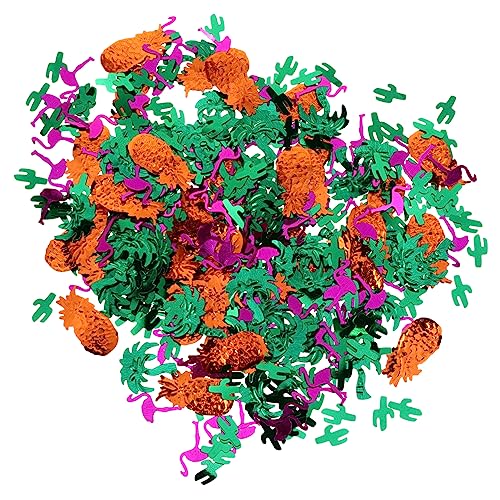 LIFKOME 1 Packung Hawaiian Party Konfetti Deko Glitzernde Pailletten für Tischdekoration für Geburtstagsfeiern Feste und Kreative DIY Projekte Wiederverwendbar aus Robustem von LIFKOME