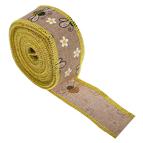 LIFKOME 1 Rolle Bienen Geschenkverpackungsband Yards Dekoratives Ripsband für Bastelprojekte für Blumenarrangements und Feiertagsverpackungen LIFKOME 1 Rolle Bienen Geschenkverpackungsband Yards Dekoratives Ripsband für Bastelprojekte für Blumenarrangements und Feiertagsverpackungen von LIFKOME