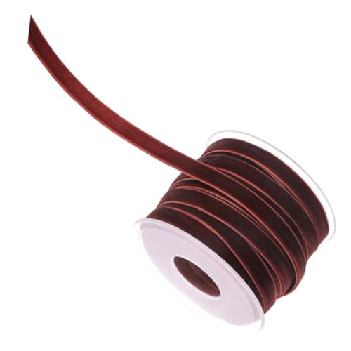 LIFKOME 1 Rolle Breites Flockband Kaffee Yards Dekoratives Diy Geschenkband für Hochzeiten Partys und Bastelarbeiten Langlebig und Farbenfroh für Kleidung und Accessoires LIFKOME 1 Rolle Breites Flockband Kaffee Yards Dekoratives Diy Geschenkband für Hochzeiten Partys und Bastelarbeiten Langlebig und Farbenfroh für Kleidung und Accessoires von LIFKOME
