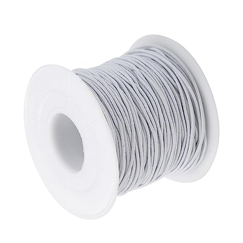 LIFKOME 1 Rolle Elastische Schnur DIY Perlenschnur für Armbänder und Langlebige Gummikordel für Schmuckherstellung und Bastelprojekte Weiß von LIFKOME