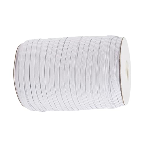 LIFKOME 1 Rolle Elastisches Nähband Schwarzes und Weißes Polyester Ribbon für Kleidung Hosenbünde Manschetten und Diy Projekte Yards Dehnbarkeit und Vielseitigkeit von LIFKOME