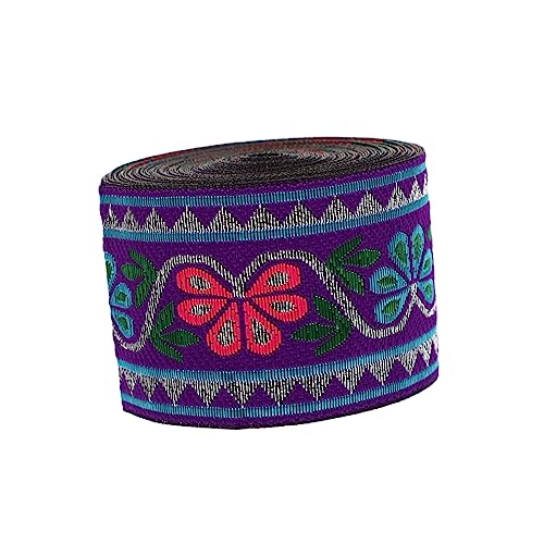 LIFKOME 1 Rolle Ethnisches Jacquard Band Hochwertiges DIY Zierband Polyester für Näh und Bastelprojekte Vielseitige Anwendung für Kleidung Vorhänge und Tischdecken von LIFKOME