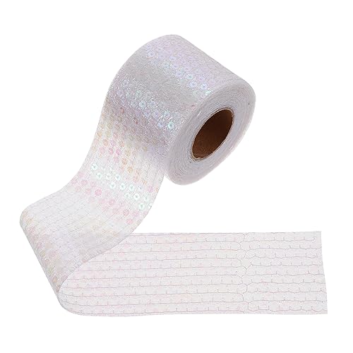 LIFKOME Selbstgemacht Schleifenband 1 Rolle Geschenkband für Kleidung Leuchtendes Polyester Dekoration für Festlichkeiten Bastelzubehör für Scrapbooking und Verpackungen von LIFKOME