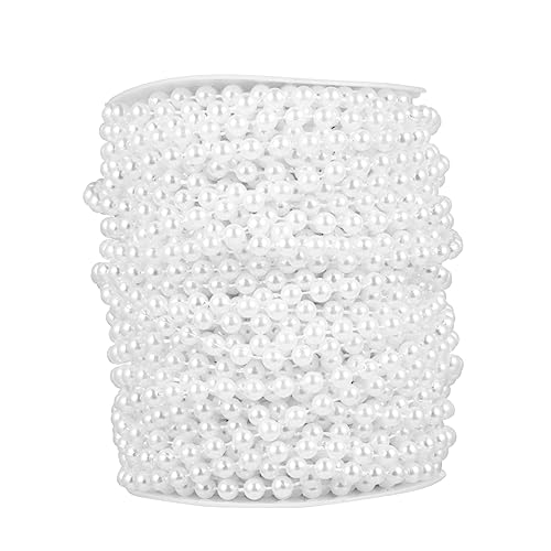 LIFKOME 1 Rolle Imitation Perlenstrang für Diy Schmuck und Bastelprojekte Hochwertigem für Hochzeits und Weihnachtsdekorationen von LIFKOME