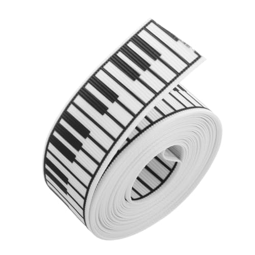LIFKOME 1 Rolle Klavierband Hochzeitseinladungsband Bogenband Bogen Machen Band Bauernband Partydekoration Zum Thema Musik Musikband Band Umwickeln Geburtstagsband Haarband Polyester LIFKOME 1 Rolle Klavierband Hochzeitseinladungsband Bogenband Bogen Machen Band Bauernband Partydekoration Zum Thema Musik Musikband Band Umwickeln Geburtstagsband Haarband Polyester von LIFKOME