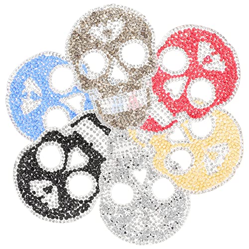 LIFKOME 1 Satz Bügelpatches Mit Skull Dekorative Aufnäher Für Kleidung Taschen Und Diy Projekte Strapazierfähige Und Vielseitige Flicken Schwarz Silber Rot Blau Und Gelb Einfach 6 Stück LIFKOME 1 Satz Bügelpatches Mit Skull Dekorative Aufnäher Für Kleidung Taschen Und Diy Projekte Strapazierfähige Und Vielseitige Flicken Schwarz Silber Rot Blau Und Gelb Einfach 6 Stück von LIFKOME
