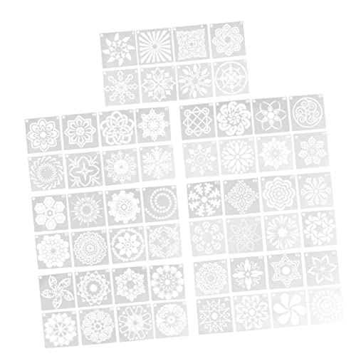 LIFKOME 1 Satz Durchbrochene Malvorlage Malerei Mandala-malvorlage Für Kunst Malen Malschablonen Schablonen Zum Zeichnen Von Mode Zeichenvorlagen Diy -schablonen Weiß 56 Stück LIFKOME 1 Satz Durchbrochene Malvorlage Malerei Mandala-malvorlage Für Kunst Malen Malschablonen Schablonen Zum Zeichnen Von Mode Zeichenvorlagen Diy -schablonen Weiß 56 Stück von LIFKOME