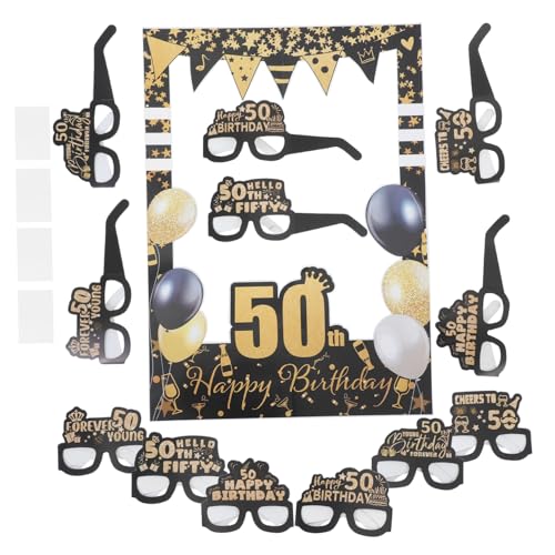 LIFKOME 1 Satz Geburtstagspapiergläser Fotokabinenzubehör Sonnenbrille für Fotos Accessoires für die Feier zum 50. Geburtstag Geburtstagsdekorationen Fun Photo Booth Accessoires LIFKOME 1 Satz Geburtstagspapiergläser Fotokabinenzubehör Sonnenbrille für Fotos Accessoires für die Feier zum 50. Geburtstag Geburtstagsdekorationen Fun Photo Booth Accessoires von LIFKOME