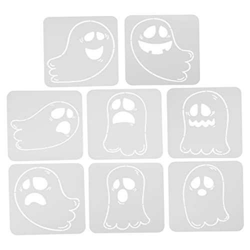 LIFKOME 1 Satz Halloween Stencils Wiederverwendbare Schablonen Für Diy Wanddekoration Malen Sprühen Und Basteln Für Halloween Partys Und Kreative Projekte 8 Stück von LIFKOME