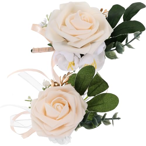 LIFKOME Ansteckblume Für Das Handgelenk des Bräutigams Der Braut Und Der Brautjungfer Set Mit Künstlichen Blumen Im Knopfloch Hochzeitsansteckblume Bequem Und Dekorativ LIFKOME Ansteckblume Für Das Handgelenk des Bräutigams Der Braut Und Der Brautjungfer Set Mit Künstlichen Blumen Im Knopfloch Hochzeitsansteckblume Bequem Und Dekorativ von LIFKOME