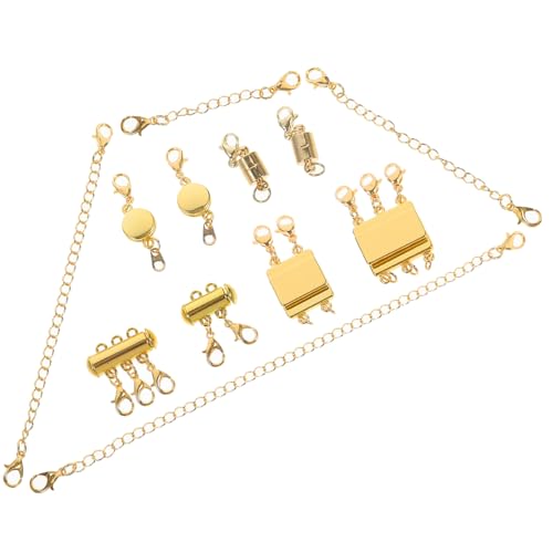 LIFKOME 1 Satz Kettenverschluss Set Teiliges Verlängerungs und Verbindungskit für Hochwertigem Legierungsmaterial Installieren für Mehrsträngige Schmuckstücke Elegantem LIFKOME 1 Satz Kettenverschluss Set Teiliges Verlängerungs und Verbindungskit für Hochwertigem Legierungsmaterial Installieren für Mehrsträngige Schmuckstücke Elegantem von LIFKOME