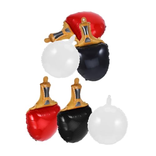 LIFKOME 1 Satz Teiliges Rot Schwarz für Geburtstagsfeiern Sport Events und Dekorationen Hochwertige Folienballons mit Realistischer von LIFKOME