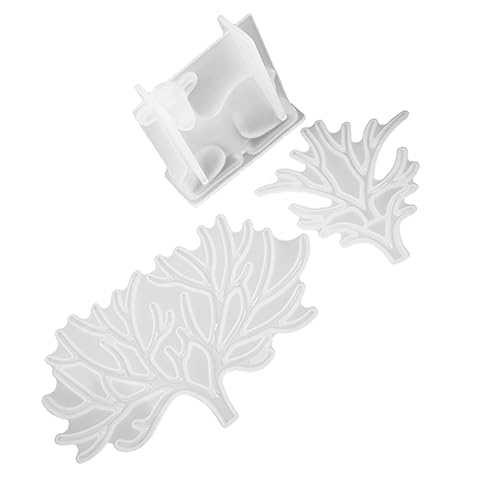 LIFKOME 1 Satz Teiliges Set Diy Silikonform für Kristall Epoxidharz mit Rentiergeweih Design Handgemachte Tischdekoration für Bastelprojekte und von LIFKOME