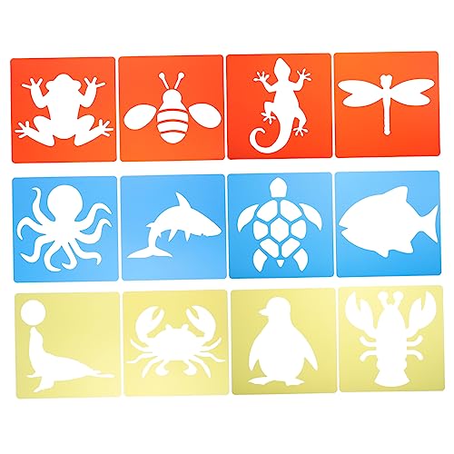 LIFKOME 1 Satz Teiliges Set Wiederverwendbare Tierschablonen für Waschbare Malvorlagen für Kreative Bastelarbeiten für Kleine Künstler und DIY Projekte LIFKOME 1 Satz Teiliges Set Wiederverwendbare Tierschablonen für Waschbare Malvorlagen für Kreative Bastelarbeiten für Kleine Künstler und DIY Projekte von LIFKOME