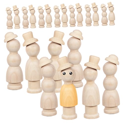 LIFKOME 1 Satz Unlackierte Holzfiguren Jungen Mädchen für Kreative Bastelprojekte Diy Holzpuppen zum Bemalen und Dekorieren Vielseitig Einsetzbar für Wohnaccessoires LIFKOME 1 Satz Unlackierte Holzfiguren Jungen Mädchen für Kreative Bastelprojekte Diy Holzpuppen zum Bemalen und Dekorieren Vielseitig Einsetzbar für Wohnaccessoires von LIFKOME