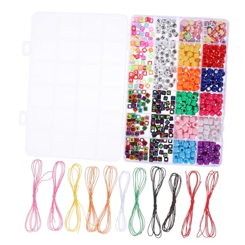 LIFKOME 1 Schachtel Acryl Buchstabenperlen Bunte DIY Armband Perlen für Schmuckherstellung Halskette Anhänger Bastelperlen für Kreative DIY Projekte LIFKOME 1 Schachtel Acryl Buchstabenperlen Bunte DIY Armband Perlen für Schmuckherstellung Halskette Anhänger Bastelperlen für Kreative DIY Projekte von LIFKOME