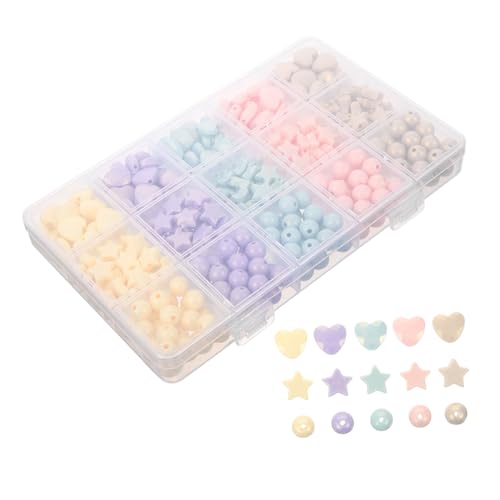 LIFKOME 1 Schachtel Acrylperlen Bunte Spacer Perlen für DIY Schmuckherstellung Armband Halskette Bastelperlen Kleine Glatte Perlen für Handwerk und Bastelarbeiten LIFKOME 1 Schachtel Acrylperlen Bunte Spacer Perlen für DIY Schmuckherstellung Armband Halskette Bastelperlen Kleine Glatte Perlen für Handwerk und Bastelarbeiten von LIFKOME
