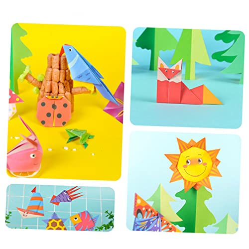 LIFKOME 1 Schachtel Bunte Origami Papier für Falten von Cartoon Tieren Bastelset für Mädchen Einfach zu Handhaben Fördert die Kreativität und Stärkt die Eltern Junge Mädchen Bindung von LIFKOME