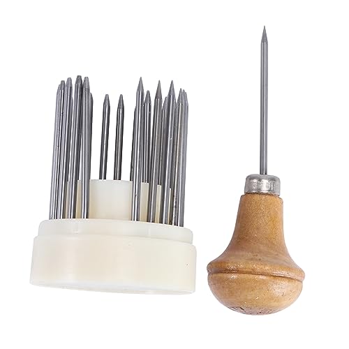 LIFKOME 1 Schachtel Universalperlenwerkzeug Teiliges Ergonomische Holz Diamant Inlay Nadel für Schmuckherstellung und Präzise Gravuren von LIFKOME