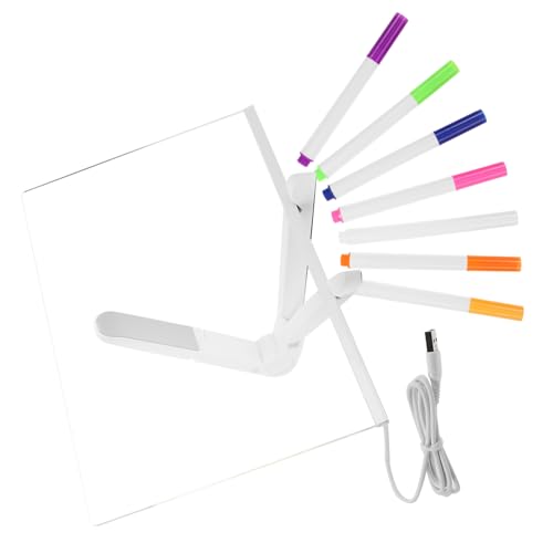 LIFKOME 1 Set Led-schreibtafel, Leuchtendes Zeichenbrett, 29,7 X 20,8 Cm, Beleuchtetes, Löschbares Pad, Kunst Und Kinderhandwerk, Gekritzel Für Die Werkstattschule von LIFKOME