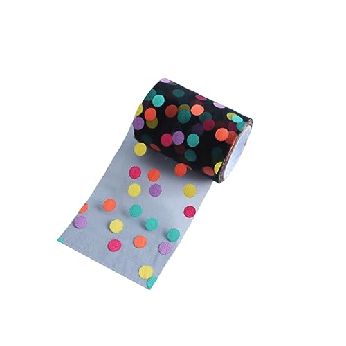 LIFKOME 1 Stück Bunte Dotted Gauze Bänder für Blumenverpackung und Hochzeiten Yards Schwarz mit Farbigen Punkten für und Dekorationen LIFKOME 1 Stück Bunte Dotted Gauze Bänder für Blumenverpackung und Hochzeiten Yards Schwarz mit Farbigen Punkten für und Dekorationen von LIFKOME