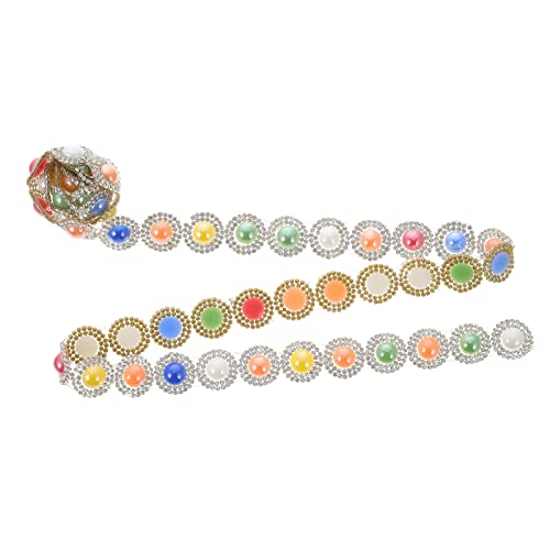 LIFKOME 1 Stück Glitzer Diamant Gürtel DIY Strassband für Kleidung Handwerk Dekoration für Hochzeiten Partys Valentinstag Langlebig und Funkelnd von LIFKOME