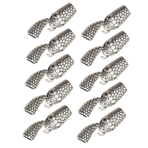LIFKOME 10 Paare Schlangenkopf armbandverschlüsse aus Antikem Silber DIY Schmuckverbinder für Armbänder und Halsketten Langlebige Schmuckverschlüsse zum Einfachen Verbinden und Basteln LIFKOME 10 Paare Schlangenkopf armbandverschlüsse aus Antikem Silber DIY Schmuckverbinder für Armbänder und Halsketten Langlebige Schmuckverschlüsse zum Einfachen Verbinden und Basteln von LIFKOME