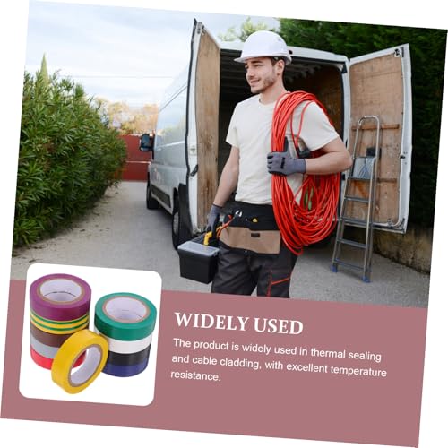 LIFKOME 10 Rollen Elektriker Isolierband PVC Farbiges Mehrzweck Klebeband mit Starker Haftung für Kabelbündelung Auto Elektroinstallationen Zuverlässiger Schutz und Professionelle LIFKOME 10 Rollen Elektriker Isolierband PVC Farbiges Mehrzweck Klebeband mit Starker Haftung für Kabelbündelung Auto Elektroinstallationen Zuverlässiger Schutz und Professionelle von LIFKOME