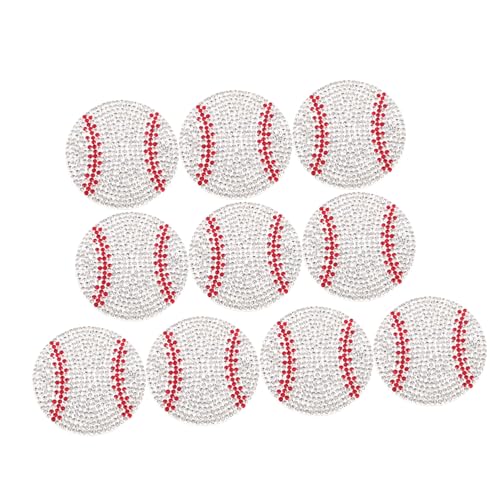 LIFKOME 10 Stück Baseball-strass-aufnäher: Diy-stickerei-aufnäher Zum Aufbügeln Auf Sport-applikationen Für Kleidung, Schuhe Und Hüte Zur Dekoration Und Reparatur LIFKOME 10 Stück Baseball-strass-aufnäher: Diy-stickerei-aufnäher Zum Aufbügeln Auf Sport-applikationen Für Kleidung, Schuhe Und Hüte Zur Dekoration Und Reparatur von LIFKOME