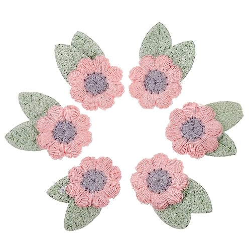 LIFKOME 10 Stück Blumen Patches zum Aufbügeln Handgemachte Applikationen für DIY Kleidung für Mädchen und Frauen für Kreative Nähprojekte und Bastelarbeiten von LIFKOME