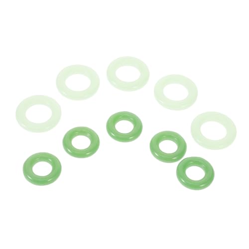 LIFKOME 10 Stück Glasringe in und Hellgrün Teiliges DIY Schmuckzubehör Kreative Verbindungselemente mit Quasten für Handgefertigte Schmuckstücke und Haarschmuck Leicht und Vielseitig LIFKOME 10 Stück Glasringe in und Hellgrün Teiliges DIY Schmuckzubehör Kreative Verbindungselemente mit Quasten für Handgefertigte Schmuckstücke und Haarschmuck Leicht und Vielseitig von LIFKOME
