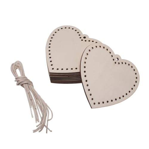 LIFKOME 10 Stück Herzförmige Holzscheiben mit Löchern Naturholz Dekoherzen zum Basteln Bemalen und Aufhängen DIY Holzanhänger für Valentinstag Hochzeit Party und Geschenkgestaltung LIFKOME 10 Stück Herzförmige Holzscheiben mit Löchern Naturholz Dekoherzen zum Basteln Bemalen und Aufhängen DIY Holzanhänger für Valentinstag Hochzeit Party und Geschenkgestaltung von LIFKOME