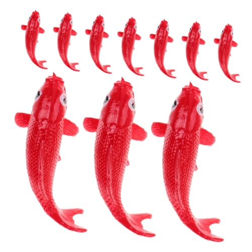 LIFKOME 10 Stück Mini Koi Modell Aquarium Dekorationen Unterwasser Miniatur Dekoration Fischmodell Mini Tierfiguren Miniatur Fischfiguren Koi Fischfiguren Mini Fischfiguren Rotes LIFKOME 10 Stück Mini Koi Modell Aquarium Dekorationen Unterwasser Miniatur Dekoration Fischmodell Mini Tierfiguren Miniatur Fischfiguren Koi Fischfiguren Mini Fischfiguren Rotes von LIFKOME