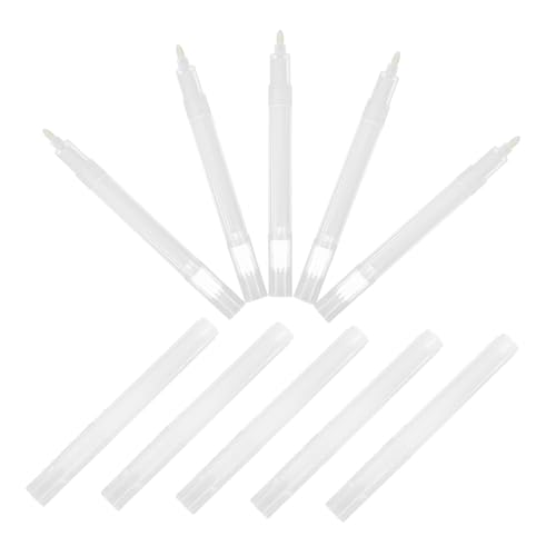 LIFKOME 10 Stück Nachfüllbare Leere Marker Stifte Runde Spitze Dicke Stiftehalter Leer Acryl Permanent Marker Für Graffiti Malerei von LIFKOME