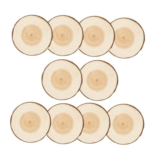 LIFKOME 10 Stück Natürliche Runde Holzscheiben mit Rinde Glatte Oberfläche Unbehandelte Zedernholzstücke zum Bemalen Basteln DIY Dekorationen Wie Weihnachtsornamente und Foto Requisiten LIFKOME 10 Stück Natürliche Runde Holzscheiben mit Rinde Glatte Oberfläche Unbehandelte Zedernholzstücke zum Bemalen Basteln DIY Dekorationen Wie Weihnachtsornamente und Foto Requisiten von LIFKOME