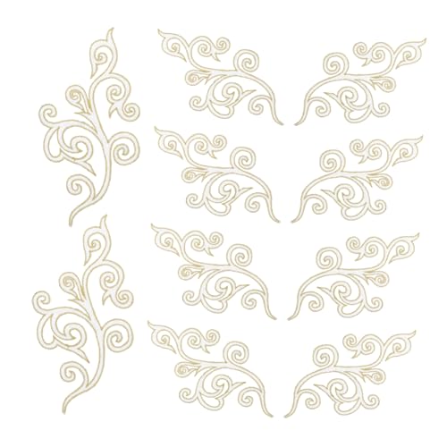 LIFKOME 10 Stück Selbstklebende Stickblume Material Party Hochzeit Trimmen Applikationen Kleidung Goldgestickte Applikation Blumen- Braut- Handwerk Baumwolle Weiß LIFKOME 10 Stück Selbstklebende Stickblume Material Party Hochzeit Trimmen Applikationen Kleidung Goldgestickte Applikation Blumen- Braut- Handwerk Baumwolle Weiß von LIFKOME